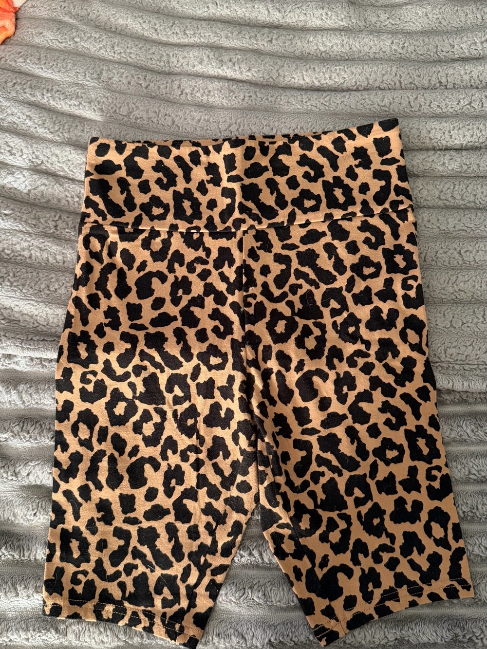 wild fable Leopard Print High-Waist Athletic Shorts - Tan & Black